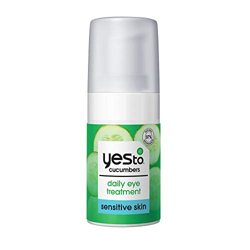 Yes To Cucumber Eye Treatment - Hydrates, Reduces Dark Circles with Natural Ingredients - 0.5 Fl Oz