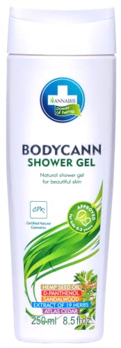 Annabis BODYCANN Vegan Body Wash - Nourishing Hemp & Herbal Extracts for Sensitive Skin - 250ml