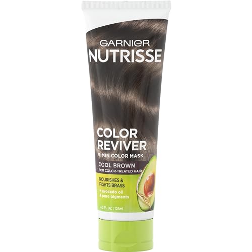 Garnier Hair Color Reviver Mask - Nourishes, Fights Brassiness, Paraben & Silicone-Free - 4.2oz