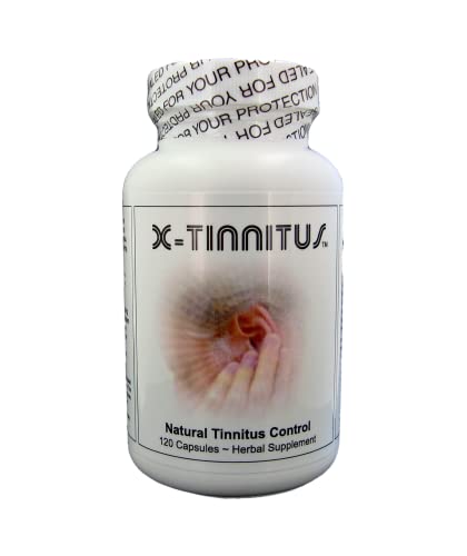 X-Tinnitus Natural Remedy - Relieves Ringing, Hissing & Buzzing, 120 Vegan Capsules