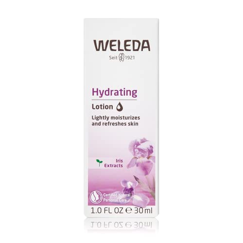 Weleda Hydrating Facial Lotion - Balances Oily Skin, Plant-Powered with Iris & Jojoba - 1oz