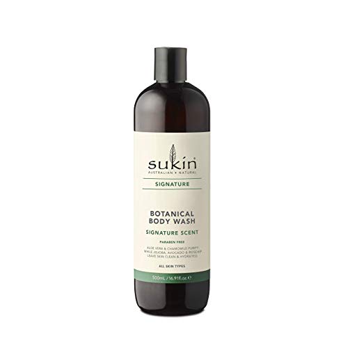 Sukin Botanical Body Wash - Vegan, Paraben-Free Formula for All Skin Types - 16.9 Fl Oz