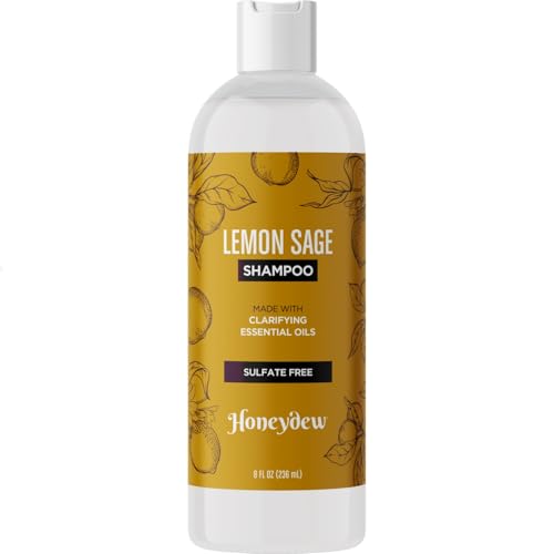 Lemon Sage Shampoo - Deep Cleansing, Nourishing Oils for Oily Hair & Scalp Care - 16oz