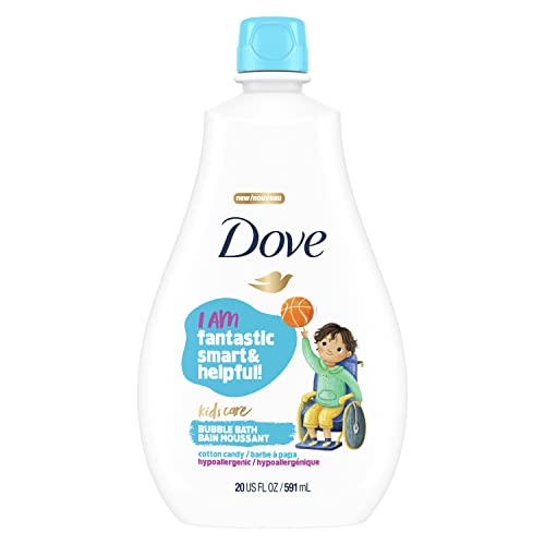 Dove Kids Care Bubble Bath - Hypoallergenic, Nourishing Cotton Candy Fragrance - 20oz