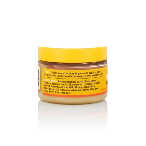 Africa's Secret Body Balm - Handcrafted Moisturizer, Unscented, 2oz