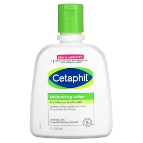 Cetaphil Moisturizing Lotion - Soothes Dry Skin, Avocado Oil & Vitamins B5 & B3 - 8 fl oz