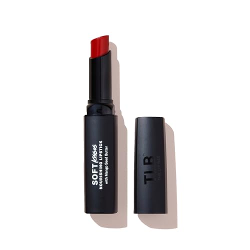 The Lip Bar Nourishing Vegan Lipstick - Moisturizing Mango Seed Butter, Satin Finish - Red