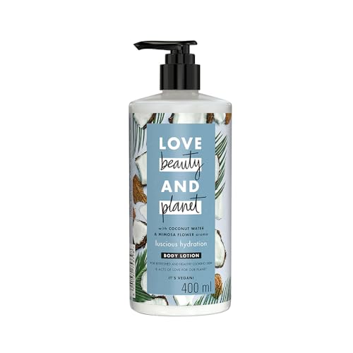 Love Beauty & Planet Body Lotion - 24-Hour Hydration, Coconut Water & Mimosa Flower - 13.5oz