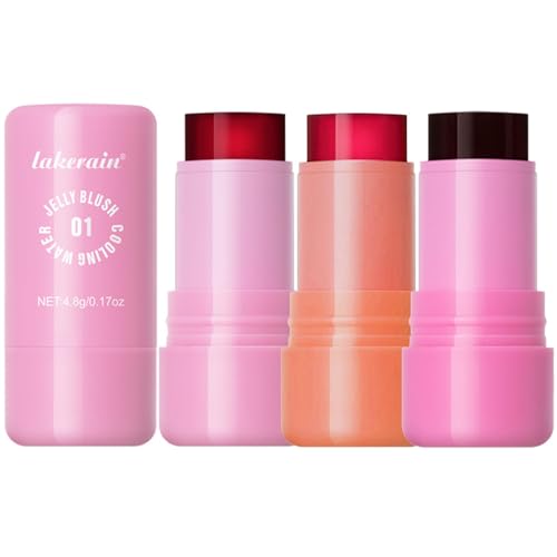 Cooling Water Jelly Tint Blush - Multi-Use Lip & Cheek Color, Natural Formula, Waterproof - Large