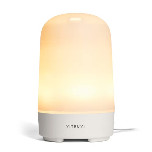 Vitruvi Glow Diffuser - Aromatherapy for Home, BPA-Free, 300 Sq Ft Coverage - 100 ml