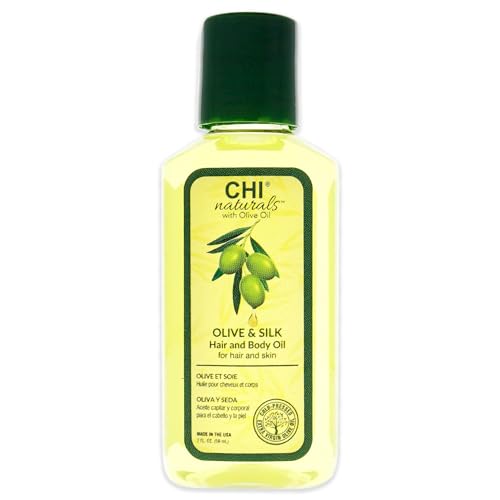 CHI Olive Organics Body Oil - Superior Moisture & Strength, Frizz-Free Shine - 2 oz