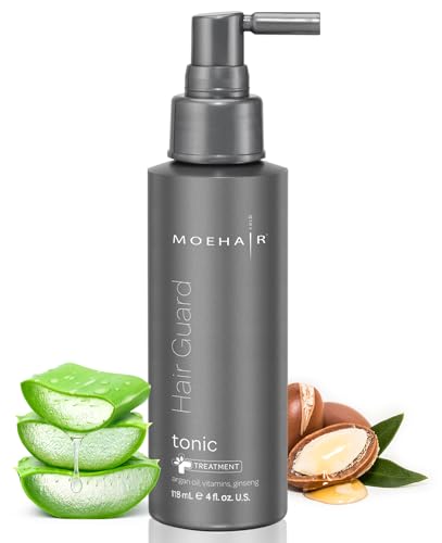 MOEHAIR Hair Tonic - Boosts Volume & Scalp Health, Nourishing Argan Oil & Ginseng - 4 Fl. Oz