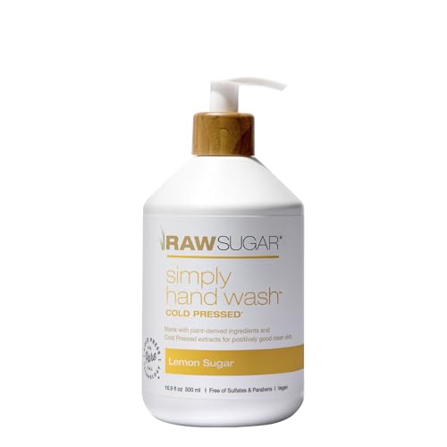 Simply Hand Wash - Vegan, Sulfate & Paraben Free, Refreshing Lemon Sugar Scent - 16.9oz