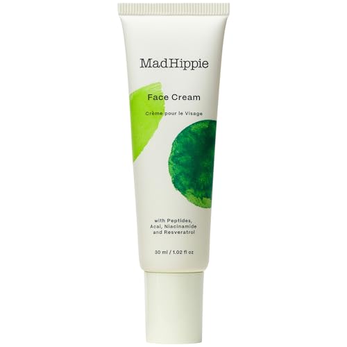 Mad Hippie Face Moisturizer - Hydrating, Age-Defying with Peptides, Niacinamide - 1.02 Oz