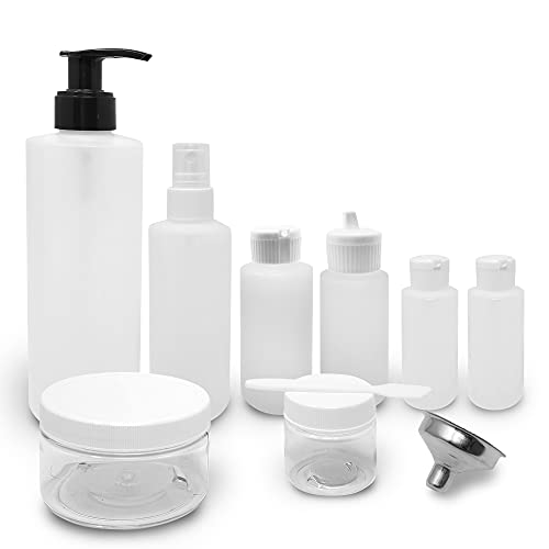 Romeriza Travel Bottle Set - Leak-Proof, TSA Approved, Refillable Containers - 10 Pack