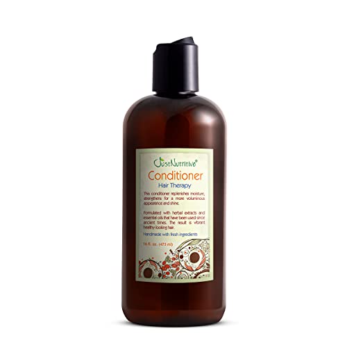 Just Nutritive Hair Loss Therapy Conditioner - Restores Strength & Shine, Cruelty-Free - 16 fl oz