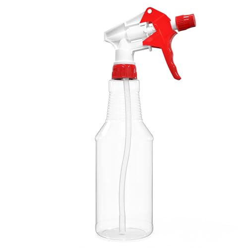 BRIGHTFROM 16oz Refillable Spray Bottle - Adjustable Nozzle, BPA-Free, Durable for Hair & Cleaning