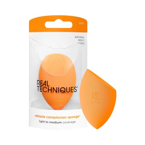 Real Techniques Miracle Complexion Sponge - Seamless Blending, Latex-Free, 1 Count