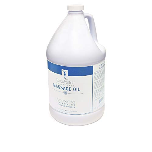 Master Massage Unscented Massage Oil - Smooth Glide, Natural Ingredients - 1 Gallon