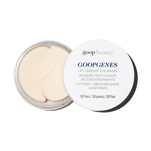 goop Beauty Eye Masks - Reduces Dark Circles & Puffiness, Niacinamide Serum - 30-Pack