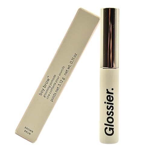 Glossier Boy Brow Eyebrow Gel - Volumizing & Conditioning, Gluten-Free, Medium-Dark Brown