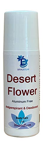 Diva Stuff Aluminum Free Deodorant - Natural Desert Flower Scent, Safe Ingredients - 3oz