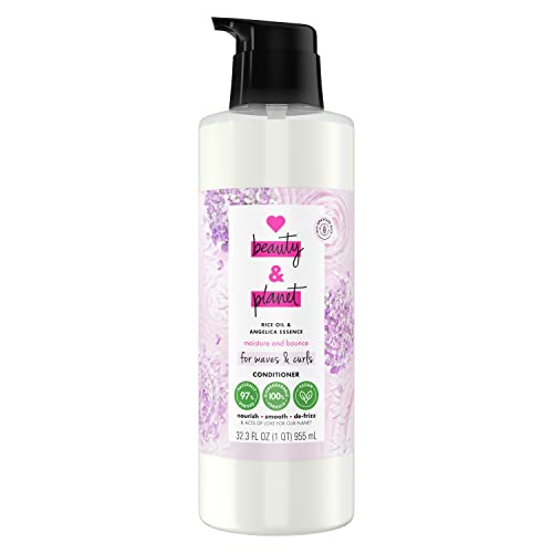 Love Beauty and Planet Conditioner - Enhances Moisture & Bounce for Waves and Curls - 32oz