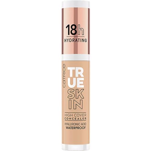 Catrice True Skin High Cover Concealer - Waterproof, Hyaluronic Acid, Vegan - 010 Cool Cashmere