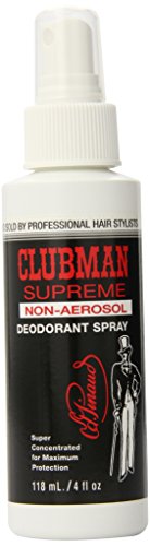 Clubman Supreme Deodorant - Long-Lasting Freshness, Non-Aerosol, Citrus Musk Scent - 4 fl oz