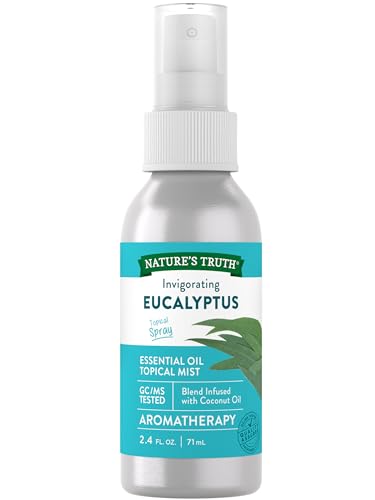 Nature's Truth Eucalyptus Mist - Refreshing Aroma, 100% Pure Essential Oil - 2.4 fl oz