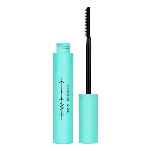 SWEED Lash Lift Mascara - Lengthens & Nourishes, Flake-Free Formula - Black, 0.27 oz