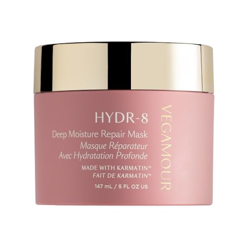 VEGAMOUR HYDR-8 Hair Mask - Deep Hydration & Strength, Vegan Ingredients - 5 fl. oz.