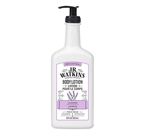 J.R. Watkins Body Lotion - Hydrating Lavender Cream with Shea & Cocoa Butter - 18 fl oz