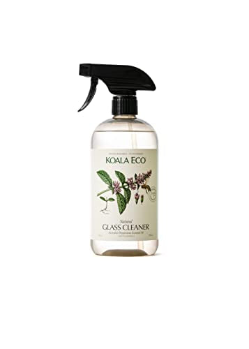 Koala Eco Natural Glass Cleaner - Streak-Free Shine, Plant-Based & Biodegradable - 24oz