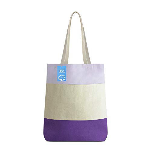 Simply Green Solutions Tote Bag - Durable, Versatile, Customizable, Purple - 15x15x3 inches