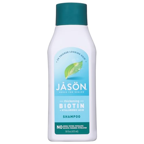 Jason Restorative Biotin Shampoo - Strengthens & Moisturizes, Natural Ingredients - 16oz