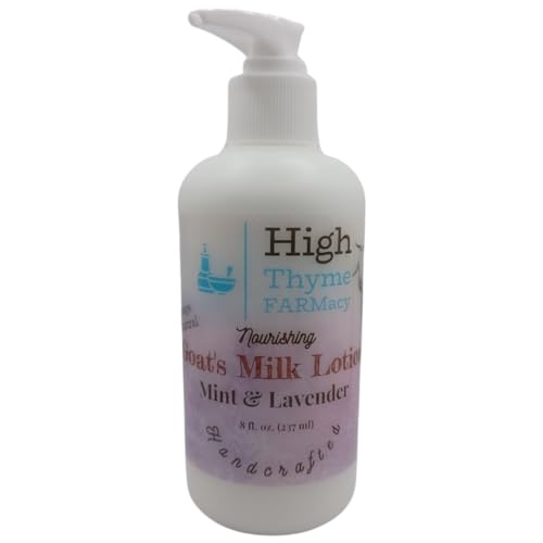 Nourishing Goat Milk Body Lotion - Hydrates & Softens Skin, Infused with Pure Essential Oils - 8oz