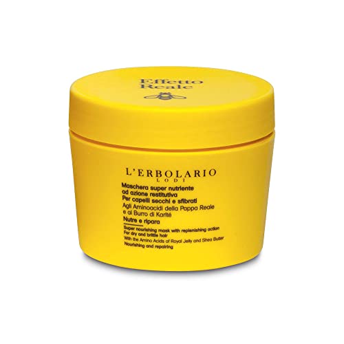 L'Erbolario Super Nourishing Hair Mask - Restores Body, Promotes Growth - 5.07 oz