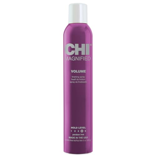 CHI Magnified Volume Hair Spray - Boosts Body & Shine, Flexible Hold, 12 Oz