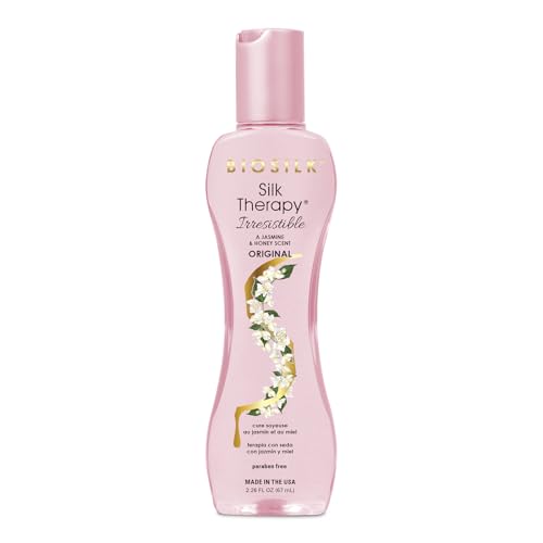 BioSilk Leave-in Conditioner - Replenishes & Repairs All Hair Types, Jasmine & Honey Scent - 2.26oz