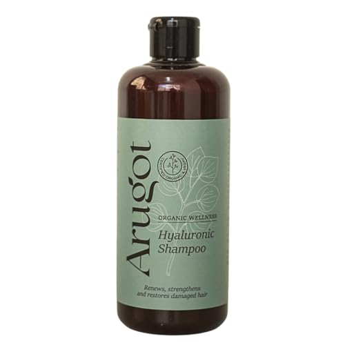 Arugot Organic Shampoo - Moisturizes & Strengthens Hair, Nourishes Scalp, 16.9 fl oz