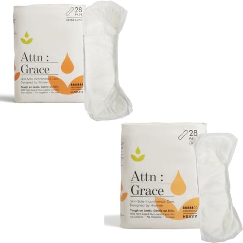 Attn: Grace Adult Hygienic Wipes - High Absorbency, Plant-Based, Breathable - 28 Pads