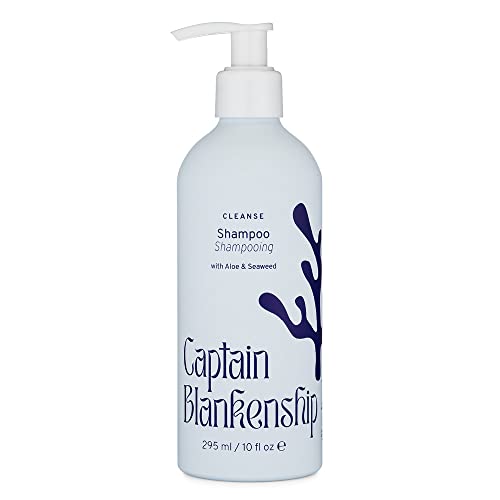 Captain Blankenship Cleanse Shampoo - Nourishing Shine, Vegan Formula, Fresh Citrus - 10 Fl Oz