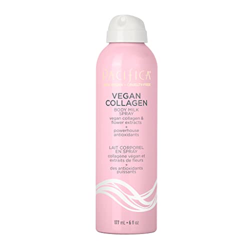 Pacifica Beauty Vegan Collagen Body Milk Spray - Hydrating & Nourishing, 100% Vegan - 6 fl oz