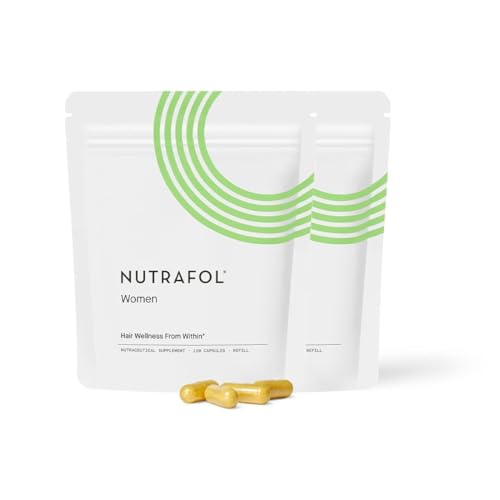 Nutrafol Women's Hair Growth Supplement - Clinically Proven Thicker Hair, 2 Month Supply