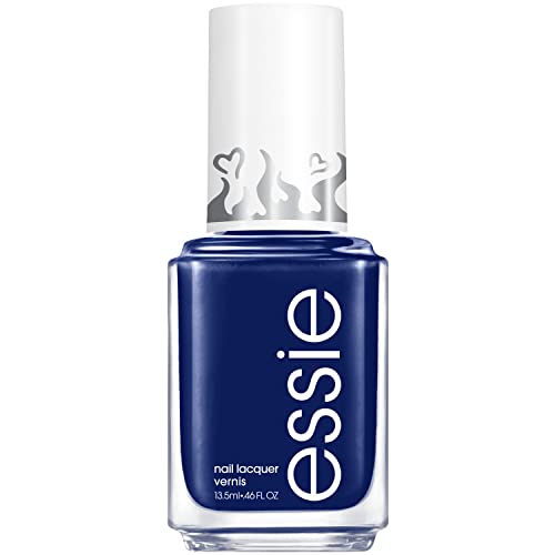 essie Salon-Quality Nail Polish - 8-Free Vegan, High Gloss, Deep Cobalt Blue - 0.46 fl oz