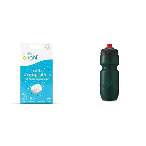 Bottle Bright Cleaning Tablets - Safe for Stainless Steel, Easy Clean for Water Bottles - 12 Tablets