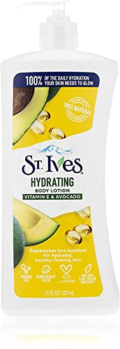 St Ives Body Lotion - Daily Hydration with Avocado & Vitamin E, 2-Pack - 21oz Each