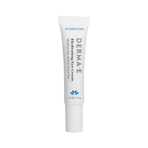 Derma E Eye Cream - Hydrating, Lifting, Reduces Puffiness, Natural Ingredients - 0.5 oz