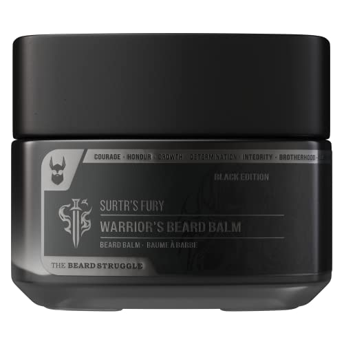 The Beard Struggle Warrior’s Beard Balm - Softens, Cruelty-Free, Natural Ingredients - 50g